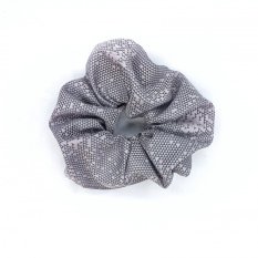 Scrunchie gumička Šedofialková